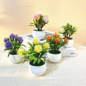Mini Bonsái Artificial en Maceta, Planta Artificial de Plástico de Alta Simulación, Tamaño Mini para Decoración de Hogar, Oficina y Escritorio - Product Image 2
