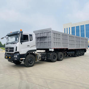 Low Price High Quality Durable 4 5Axle Heavy Duty Side Tipper Semi Trailer Hydraulic Dump <b>Truck</b> Best Selling Bauxite Coal Sand - Product Image 3