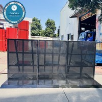 Clôtures en fer pour le contrôle des foules lors de concerts avec composants traités thermiquement à louer - Barrières et portails treillis Mojo pour événements