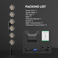 Nueva Luz Lineal LED RGB 3 en 1 DMX512 Mini 6X50W, Estilo Vintage, para Bares, Discotecas, Escenarios, Conciertos, Efecto de Destello, Luces Retro