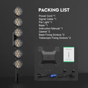 Nuova Mini Luce Lineare LED RGB 3-in-1 DMX512 da 6x50W per Bar, Discoteche, Palchi, Concerti, Effetto Flash e Illuminazione Retrò - Product Image 6