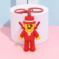 Porte-clés Meme Amusant 'Brainrot' Personnage de Dessin Animé 'Steal a Slipper' Pendentif de Sac Humoristique Figurine Gamer 3D Cadeau Cool pour Ados