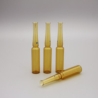 Ampoules en verre ambré transparent de 1 ml, 2 ml, 3 ml, 5 ml, 10 ml, 20 ml pour injection