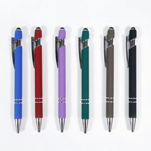 Mobile Phone Universal Capacitive Smart Soft Screen 2 in 1 Promotional Plastic Metal Custom Ballpoint <b>Pen</b> - Product Image 4