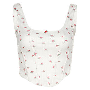 Primavera Verano Nuevo Conjunto de moda para mujer Slim-Fit Bodycon Falda Estilo Impreso Camisola Casual Falda natural - Product Image 6