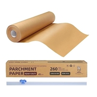 Papier sulfurisé à l'huile de silicone anti-graisse rouleau d'emballage parchemin jetable papier sulfurisé