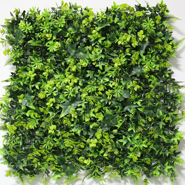 plastic green grass wall boxwood hedge flower artificial plant green wall for vertical garden home decoration