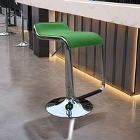 Mobilier de salle à manger Tabourets de bar pour cuisine Comptoir de réunion Salle d'attente Chaises de bar en cuir synthétique à hauteur réglable d'usine