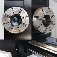 Tour à lit plat CNC entièrement automatique QK1333 pour l'industrie pétrolière, avec un grand alésage de broche de 610 mm, portée de glissière de 380 mm, commande GSK, usage intensif, 380V