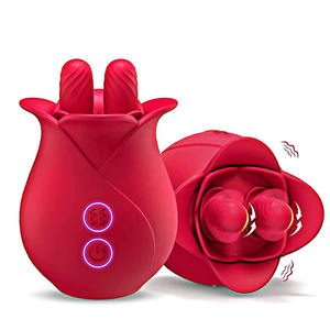 Estimulador sexual de rosas para mujeres, estimulador de pezón del clítoris, G vibrador de punto, masajeador <span class=keywords><strong>Personal</strong></span>, vibrador de rosas, Juguetes sexuales para mujeres - Product Image 1