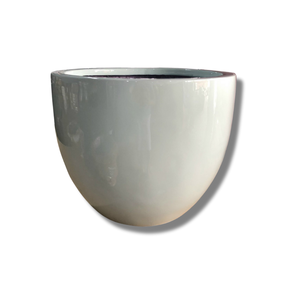 Jardinières rondes en fibre de verre de style vintage, écologiques, durables, légères, grandes, pour l'extérieur, toutes saisons - Product Image 2