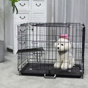 Bricoleur — <span class=keywords><strong>cage</strong></span> pour chien, en acier inoxydable, petit rack pliable, bon marché, accessoire en métal, pour animaux de compagnie - Product Image 1