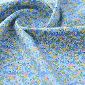 قماش قطني مطبوع بالزهور للنساء بالجملة مخصص ليبرتي تانا لون زهري - Product Image 6