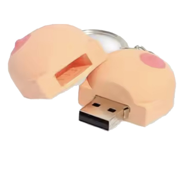 Promotional Oem Low Price 3d Nipple Shape Usb Flash Drive Pre Recorded Nipple Pen Drive 8gb 16gb 32gb 64gb