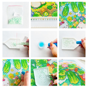 Kit de <span class=keywords><strong>peinture</strong></span> au diamant 5D personnalisé avec toile en velours doux, art animalier personnalisé, cadeau créatif pour enfants et adultes - Product Image 5