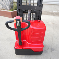 Livraison rapide, gerbeur électrique de 1,5 tonne, chariot élévateur agricole avec plateforme, gerbeur électrique à portée étendue, entièrement électrique