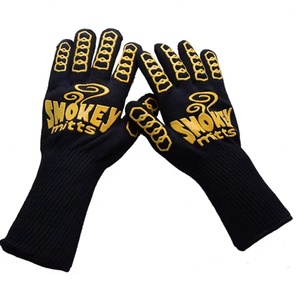 ถุงมือซิลิโคนทนความร้อน 800 องศา สำหรับทำบาร์บีคิว ถุงมือป้องกันความร้อนสูงสำหรับทำอาหารในครัวและย่าง - Product Image 4