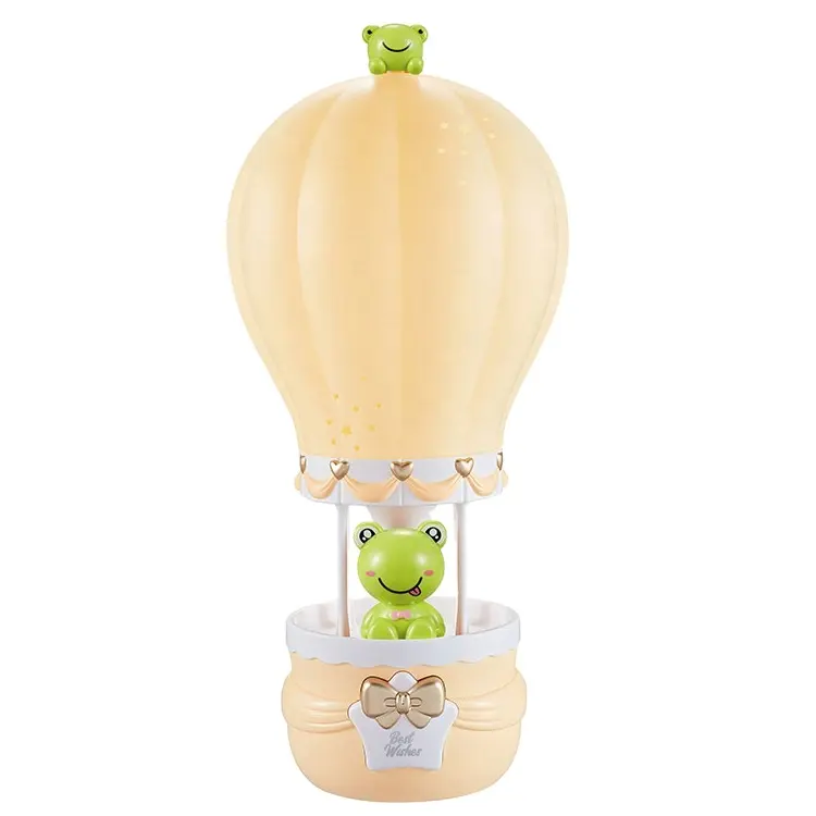 wholesale cartoon hot air balloon kids table lamp for bedroom