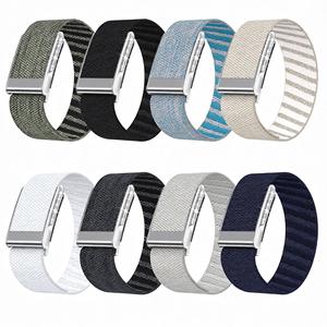 Bracelet de remplacement en nylon élastique Upro avec strass pour tracker de fitness Whoop 5.0 4.0, bracelets de montre en tissu tressé - Product Image 2