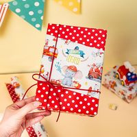 Papel de embalaje con diseño de camión de bomberos y elefantes coloridos para niños, papel recubierto de aluminio para cumpleaños infantiles