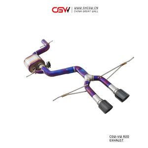 Sistema <span class=keywords><strong>de</strong></span> Escape Catback <span class=keywords><strong>de</strong></span> Titanio con Sonido Potente para VW MK6 R20 2.0T con Silenciador <span class=keywords><strong>de</strong></span> Resonador Grande para Evitar el Sonido <span class=keywords><strong>de</strong></span> Dron - Product Image 3