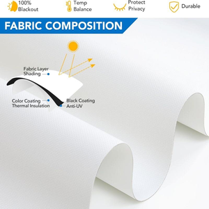 Persianas <span class=keywords><strong>Enrollables</strong></span> Semitransparentes Económicas y Sencillas, con Filtro de Luz Solar, para el Hogar - Product Image 4
