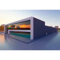 Kits de Construcción Metálicos para Taller Prefabricado, Estructura de Acero y Almacén Agrícola Económicos