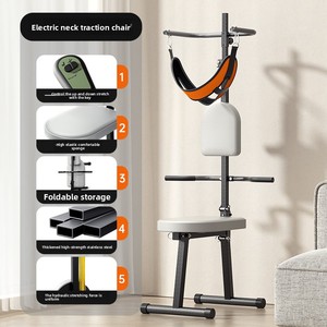 Электрическое кресло для растяжки позвоночника, для домашнего использования, с функцией вытяжения шейного отдела и растяжки поясницы, складное - Product Image 1