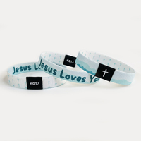 Bracelet en tissu personnalisé avec étiquette tissée, élastique, pour adultes et enfants, avec puce NFC RFID, réutilisable, pour événements, fabrication en usine