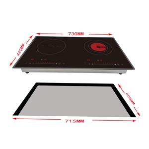 Plaque de cuisson électrique encastrable 2-en-1 hybride, nouveau design, usine chinoise OEM/ODM pour appareils de cuisine - Product Image 5