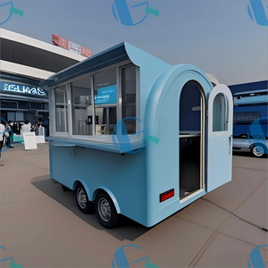 2025 Street Mobile IceCream Cart Remorque de restauration rapide Coffee Van Beer Bar Camion de <span class=keywords><strong>support</strong></span> de nourriture à vendre - Product Image 2