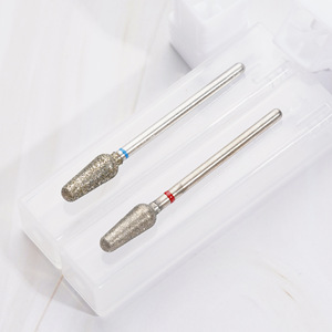3/32 Russian Diamond Nail <b>Drill</b> <b>Bit</b> Safety Cuticle Cleaner Electric Manicure Pedicure Grinding Head Tool Nail <b>Drill</b> <b>Bits</b> Set - Product Image 3