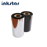 106 INKSTAR pabrik OEM penjualan langsung pita Transfer termal lilin Premium UNTUK Printer