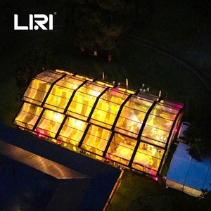 Gran claro boda marquesina fiesta pared de cristal evento comercial invernadero atrio carpas para eventos - Product Image 5
