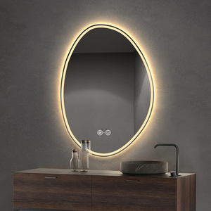 <span class=keywords><strong>Specchio</strong></span> Luminoso Intelligente per Bagno d'Hotel, <span class=keywords><strong>Specchio</strong></span> LED Personalizzato per Trucco, Decorazione Murale, Vendita all'Ingrosso - Product Image 4