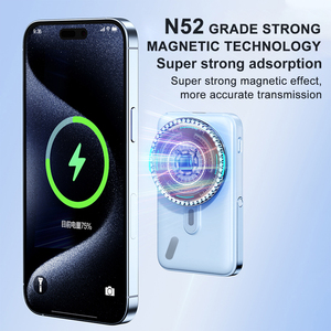 พาวเวอร์แบงค์ไร้สายแม่เหล็กแบบใหม่ ความจุ 10000mAh ดีไซน์บางเฉียบ ชาร์จเร็ว PD20w พร้อมขาตั้งพับได้ - Product Image 2