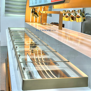 KLEADONE 304 in acciaio inox LED luce Buffet stazione e banchetto combinazione per <span class=keywords><strong>Hotel</strong></span> e ristoranti forniture - Product Image 5
