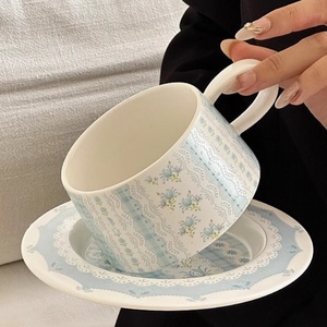 <span class=keywords><strong>Tazas</strong></span> y platos <span class=keywords><strong>de</strong></span> cerámica Ins <span class=keywords><strong>de</strong></span> estilo coreano Lelyi, juego <span class=keywords><strong>de</strong></span> té <span class=keywords><strong>de</strong></span> la tarde <span class=keywords><strong>de</strong></span> lujo <span class=keywords><strong>de</strong></span> gran capacidad con características sublimes <span class=keywords><strong>de</strong></span> diseño simple - Product Image 2