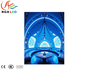 شاشة عرض Led مثلثة داخلية P5 OEM ، شاشة عرض رقمية إبداعية مخصصة لحانة النادي الليلي KTV - Product Image 4