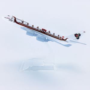 Sıcak satış 16cm 1/400 tay Airways ejderha tekne B747-400 dekoratif Model - Product Image 2