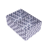 Grand panier de rangement tissé pour vêtements jouets, panier de rangement en corde de coton pliable avec poignées