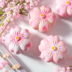 Juguete Sensorial Antiestrés de Flor de Cerezo de Subida Lenta, Juguete Blandito de TPR con Forma de Flor, Regalo Kawaii - Product Image 3