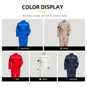 Baju kerja pria, baju kerja asuransi kerja kualitas tinggi musim semi musim gugur Anti statis bernapas anti-asam anti-alkali kerja reflektif - Product Image 3