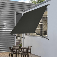 Rideau pare-soleil mural rétractable pour usage domestique, rideau pare-soleil de balcon