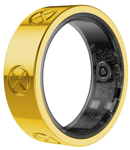 Anneau intelligent en acier inoxydable pour hommes et femmes, étanche IPX7, écran tactile, contrôle par application, suivi de la forme physique et du sommeil - Product Image 3