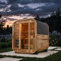 Sauna extérieur en bois massif, moderne, écologique et luxueux, imperméable, pour la maison, la salle de sport, la chambre, la villa, l'usage commercial