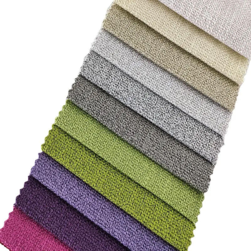 Yüksek Quality100 % 100 Polyester örme kanepe malzeme hollanda kadife akın kumaş katı döşemelik kanepe mobilya