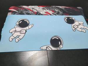 Leere Sublimations-Mauspads Astronaut Weltraum Groß Anime Leder Individuelles Logo Mauspad <span class=keywords><strong>RGB</strong></span> - Product Image 5