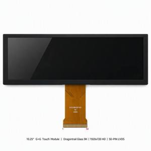 Módulo LCD Táctil IPS de 10.25 Pulgadas, Pantalla de Barra HD de 1920x720, Retroiluminación LED, Cristal Dragontrail 9H, Revestimiento UV, Carcasa LVDS de 50 Pines - Product Image 1