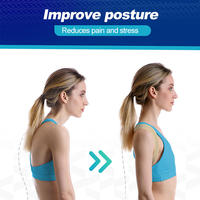 Ceinture de Correction Posturale Professionnelle FSPG Ajustable en Néoprène pour le Haut du Dos – Soutien Universel